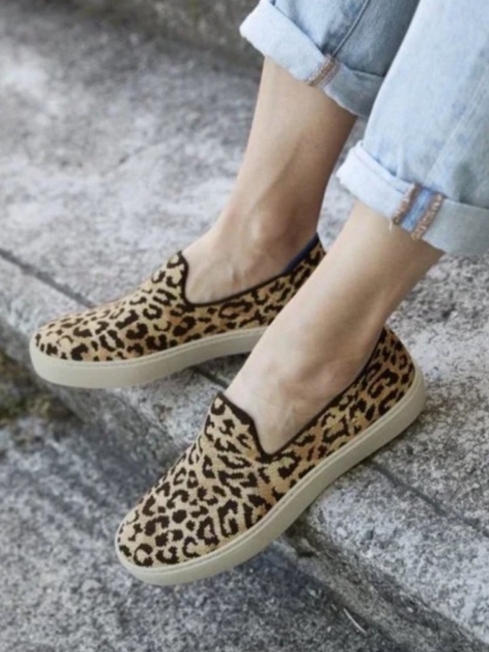 ROTHYS Sahara Cat Camo Slip On Sneakers